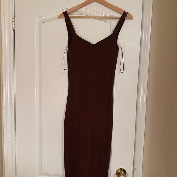 Zara Brown Dress - Picture 2 of 3